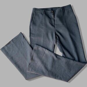 Goodmatch Linen Blend Flared Bootcut Pants Made in Italy